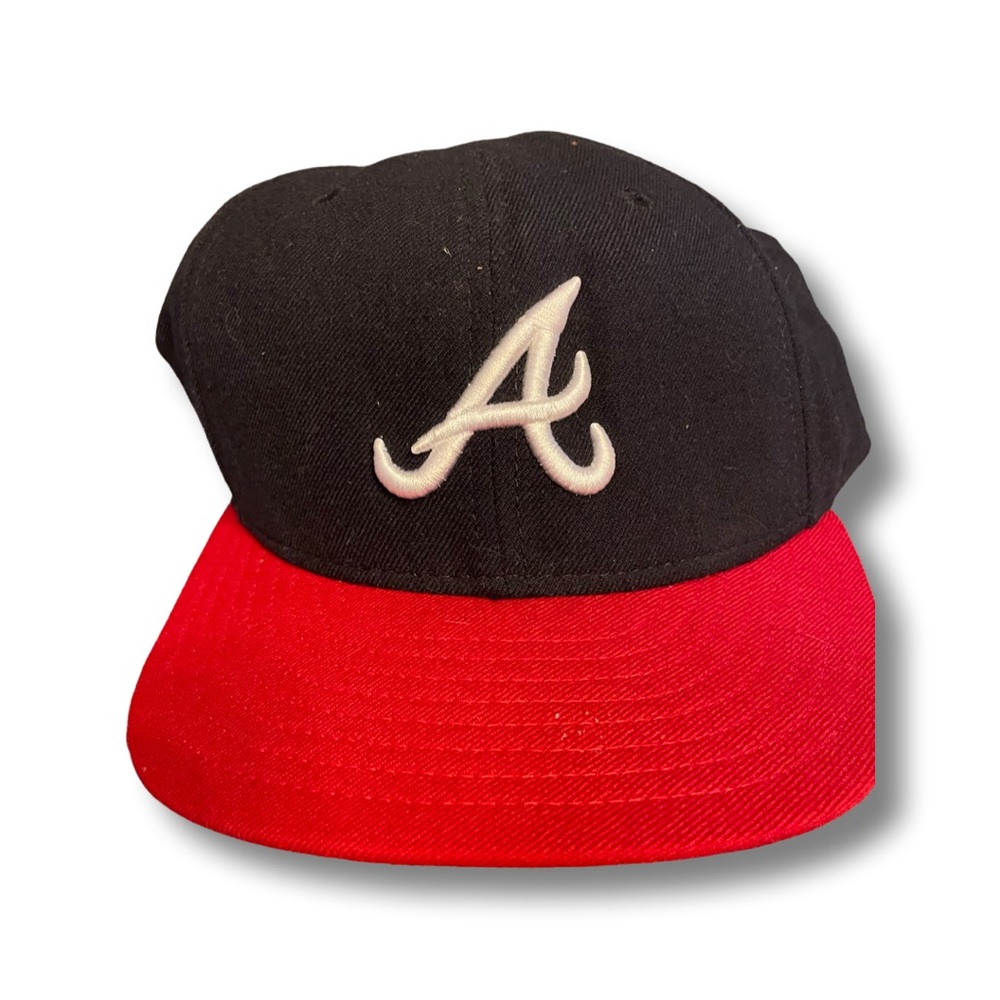 Vintage Atlanta Braves Diamond Collection Fitted Hat 7 1/2